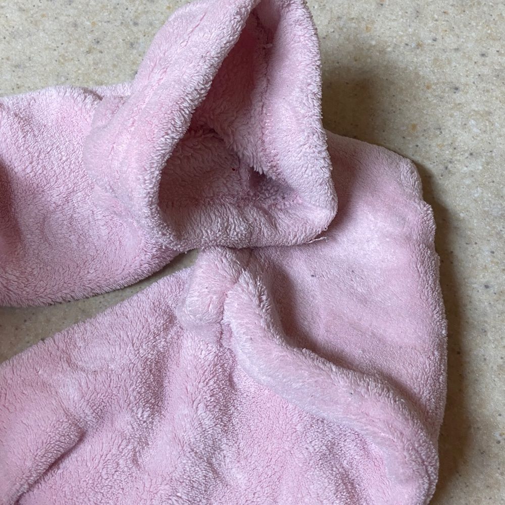 Simply Basic Pink Plush Robe Size XL - Picture 10 of 12